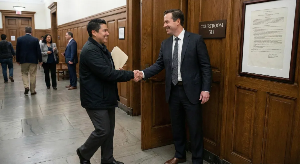 AI receptionist managing law firm consultations with professional intake