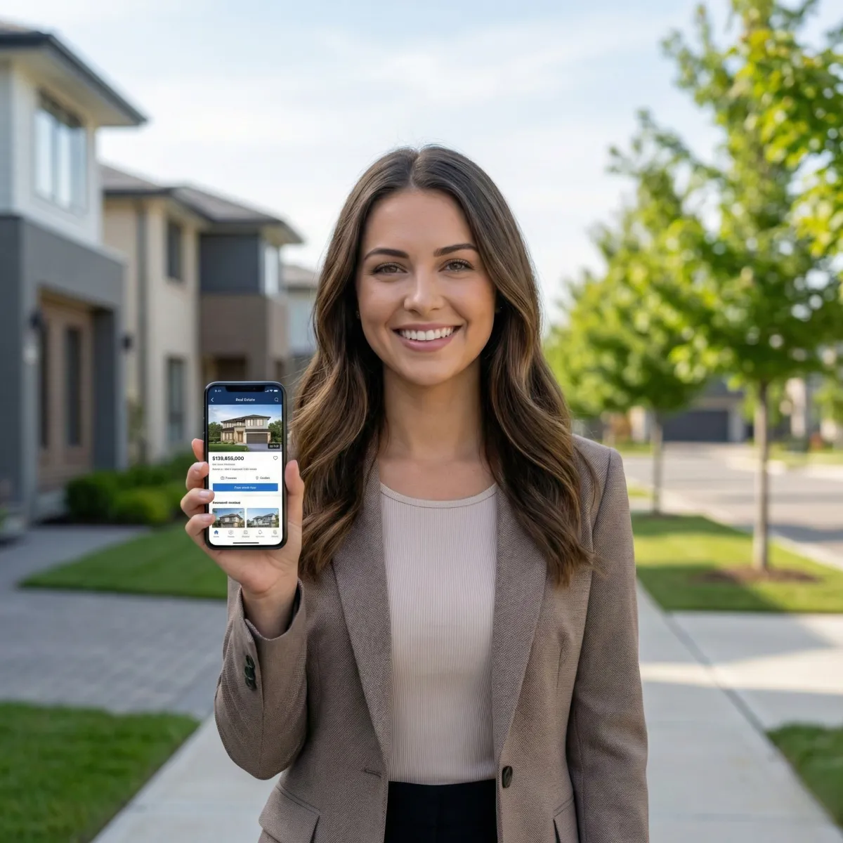 AI receptionist managing real estate calls with instant lead notifications