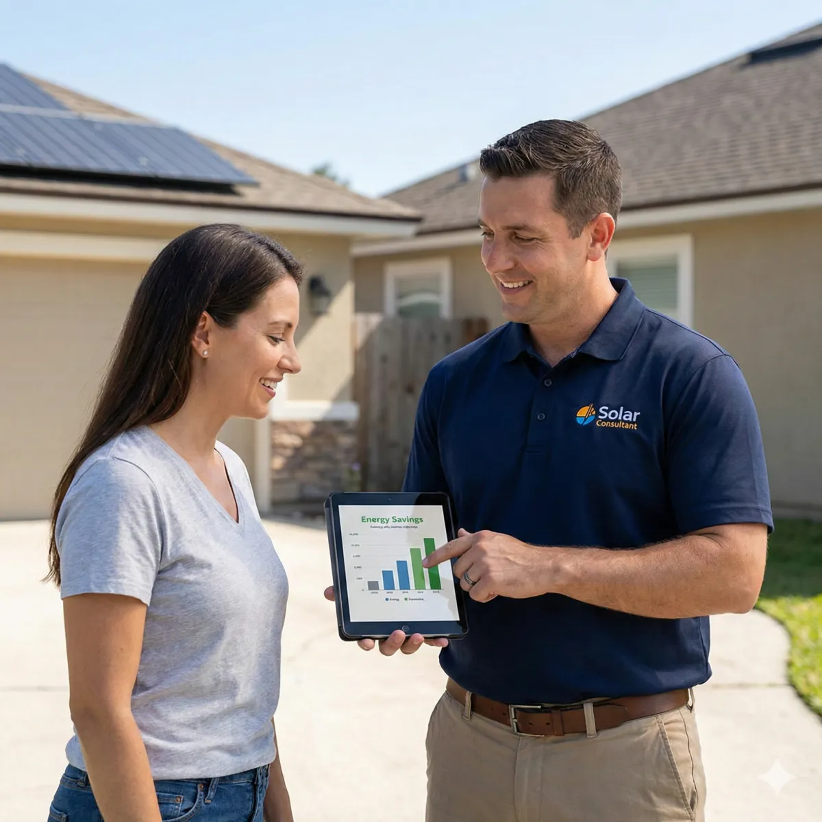 AI receptionist managing solar installation leads with instant notifications