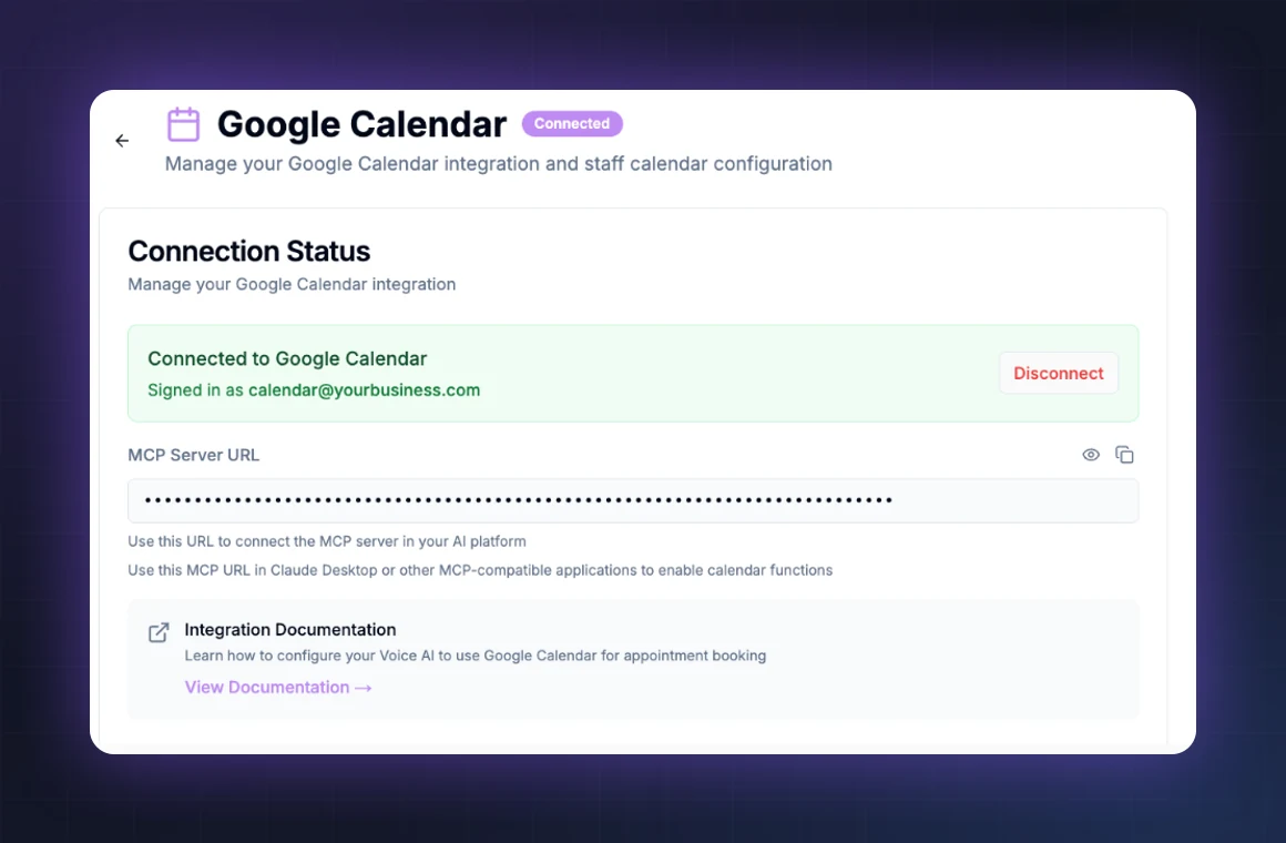 Connect Your Google Account
